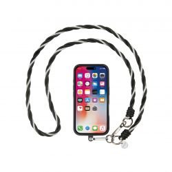 Tour de cou Crystal Noir Longueur 120 cm