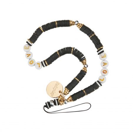 Bracelet chaîne Courte 40cm Dayna Noir