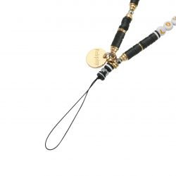 Bracelet chaîne Courte 40cm Dayna Noir