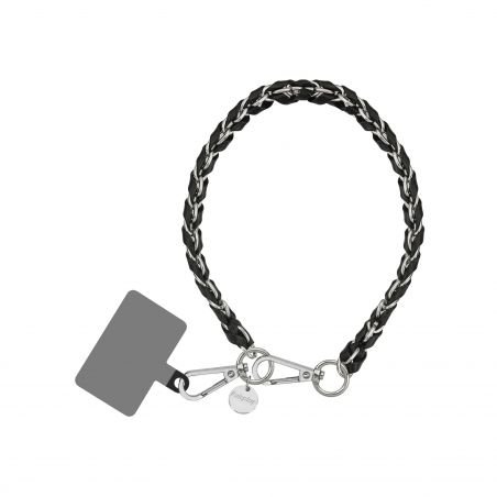 Bracelet chaîne Courte 40cm Lexie Noir