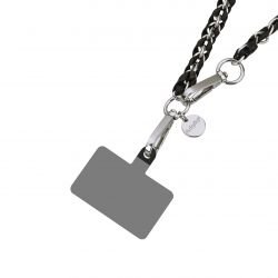 Bracelet chaîne Courte 40cm Lexie Noir