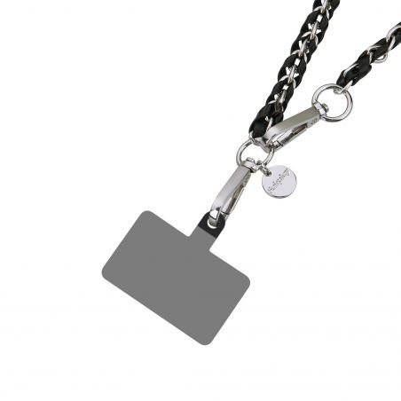 Bracelet chaîne Courte 40cm Lexie Noir