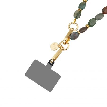 Bracelet chaîne Courte 40cm Meryl Vert