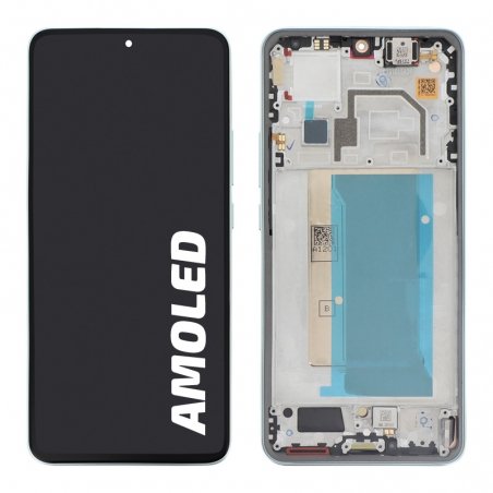 Bloc écran d\'origine Xiaomi avec châssis pour 13 T PRO Vert photo 2