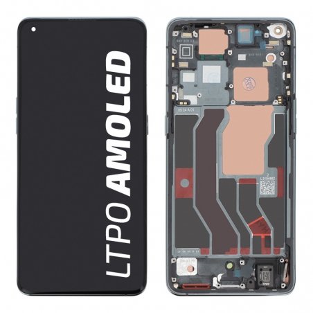 Ecran complet avec châssis Noir reconditionné pour Find X3 Pro photo 1