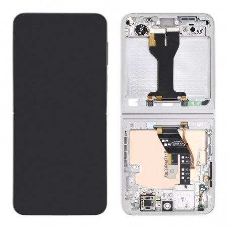 Bloc écran complet intérieur d\'origine Samsung pour Galaxy Z Flip6 Gris photo 2