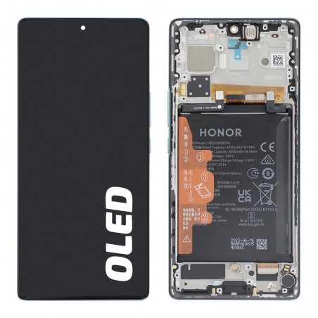 Bloc écran avec batterie d\'origine pour Honor 70 Vert photo 1