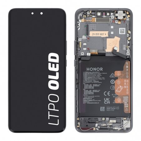 Bloc écran avec batterie d\'origine Honor pour Magic 6 Pro Noir photo 1