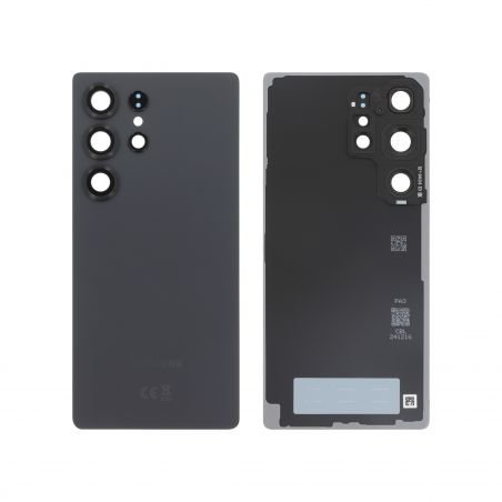 Vitre arrière d'origine Noir Absolu pour Samsung Galaxy S25 Ultra