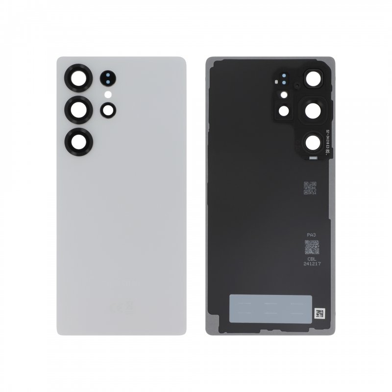 Vitre arrière d'origine Argent Titane pour Samsung Galaxy S25 Ultra photo