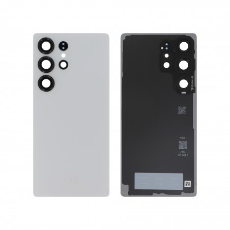 Vitre arrière d'origine Argent Titane pour Samsung Galaxy S25 Ultra photo