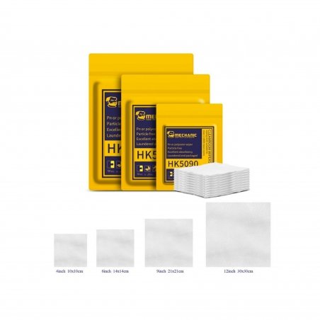 Paquet de 100 lingettes en microfibre 21x21cm photo