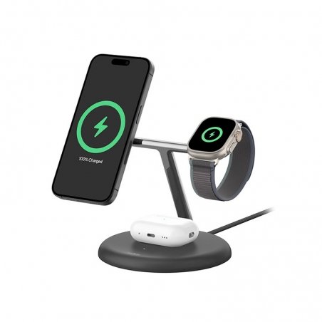 Station de charge Magsafe 3 en 1 BELKIN Noir photo 2