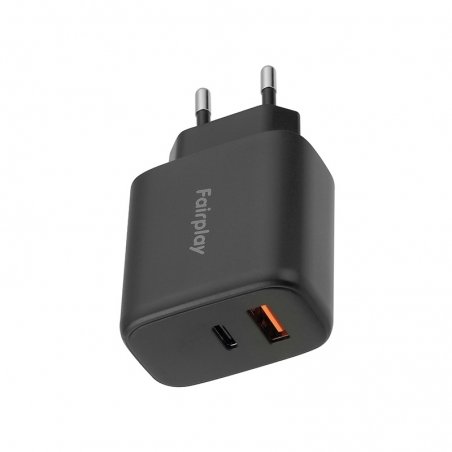 Chargeur 45 Watt USB-A et USB-C Noir photo 3