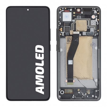 Bloc écran d'origine reconditionné avec châssis noir pour Xiaomi 14 T Pro photo 1