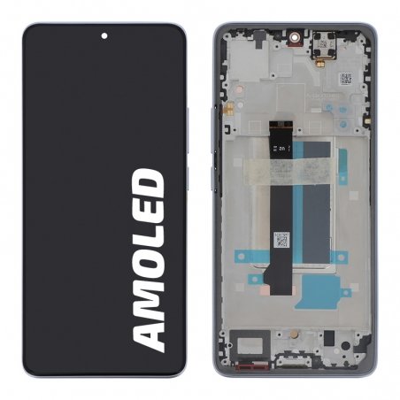 Bloc écran d\'origine avec châssis violet pour Redmi Note 13 Pro+ 5G photo 1