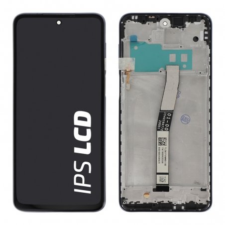 Ecran avec châssis pour Xiaomi Redmi Note 9S Gris - photo 1