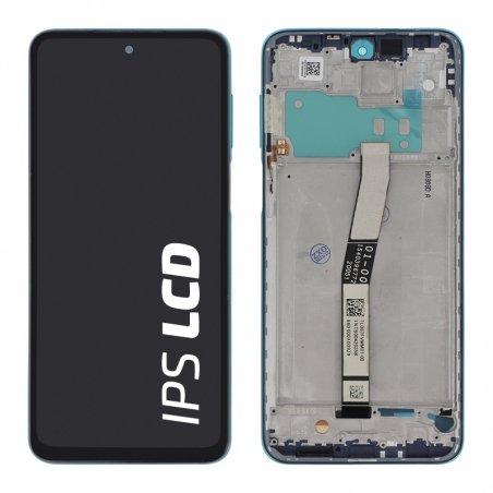 Ecran avec châssis reconditionné pour Xiaomi Redmi Note 9S Bleu - photo 1