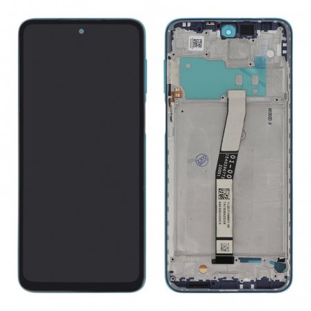 Ecran avec châssis reconditionné pour Xiaomi Redmi Note 9S Bleu - photo 2