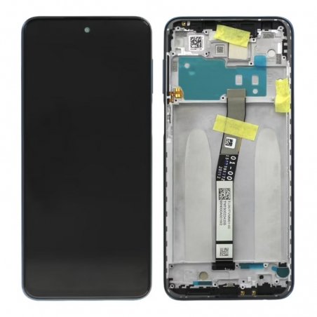 Bloc écran IPS LCD et vitre pré-montés sur châssis pour Xiaomi Redmi Note 9S Gris Interstellaire photo2