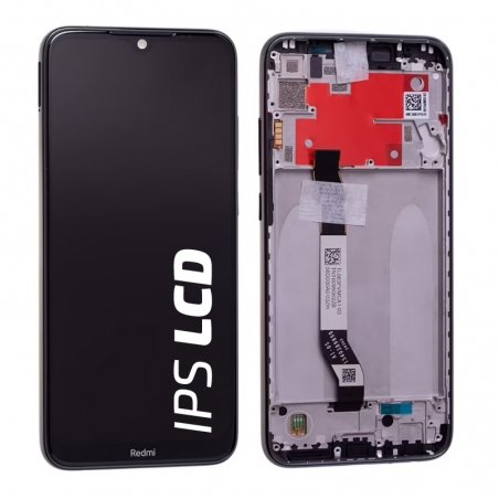 Bloc écran IPS LCD et vitre pré-montés sur châssis pour Xiaomi Redmi Note 8T Noir photo 1
