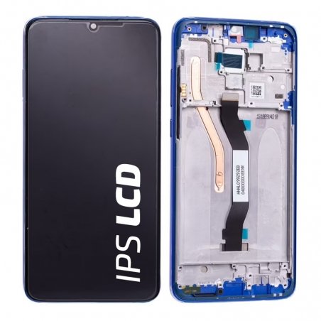 Bloc écran IPS LCD et vitre pré-montés sur châssis pour Xiaomi Redmi Note 8 Pro Bleu Océan photo 1
