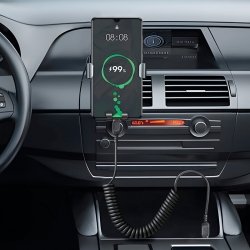 Câble USB-C vers USB-C avec cordon spirale noir photo 5