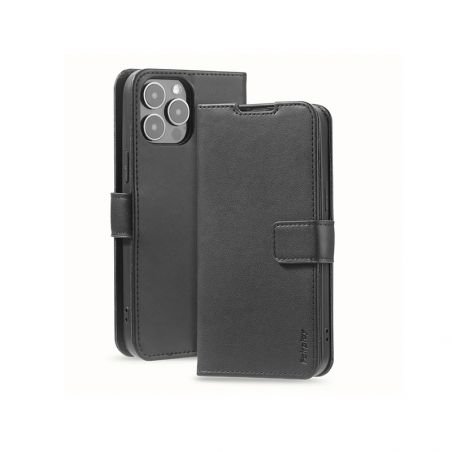 Housse à clapet noire pour Honor Magic6 Pro