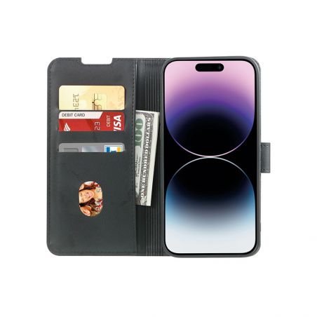 Housse à clapet noire pour Honor X6b