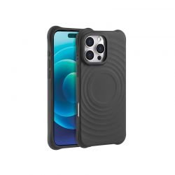 Coque cercles MagSafe noire pour iPhone 11