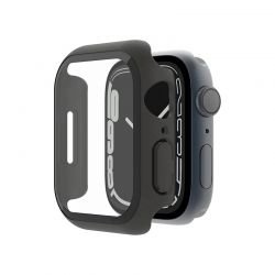 Bumper noir avec verre trempé pour Apple Watch Séries 10 46mm