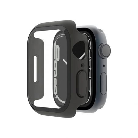 Bumper noir avec verre trempé pour Apple Watch Séries 10 46mm