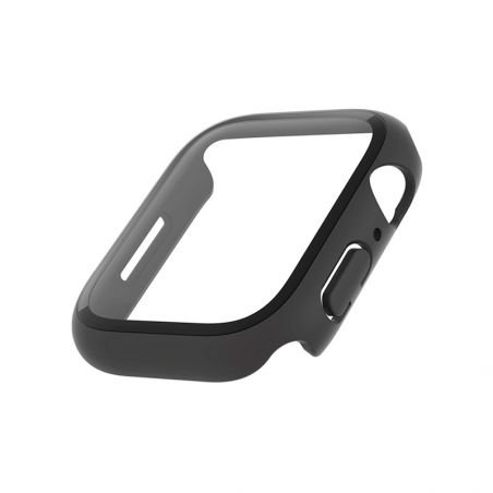 Bumper noir avec verre trempé pour Apple Watch Séries 10 46mm