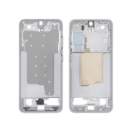 Châssis central d'origine Samsung pour Galaxy S25Gris