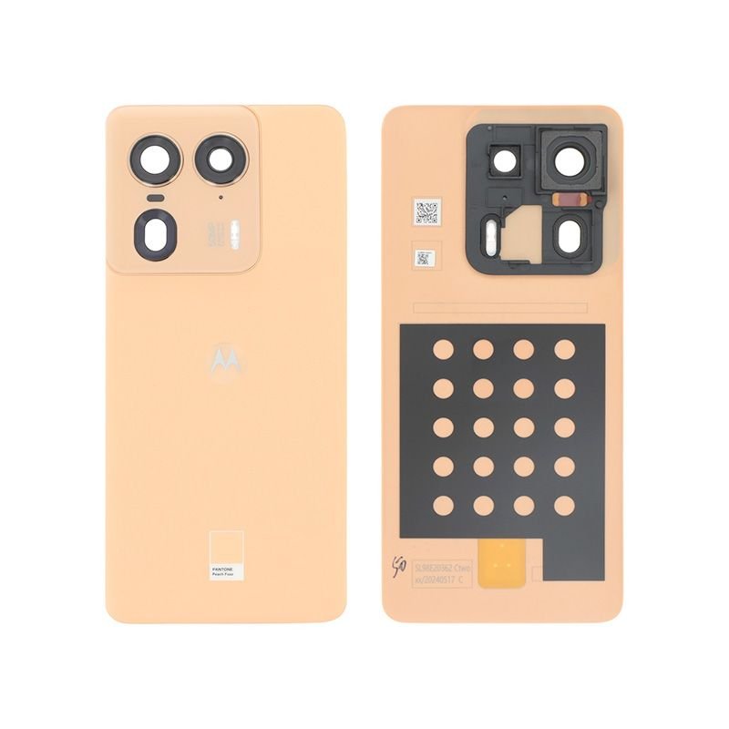 Vitre arrière d'origine Motorola pour Edge 50 Ultra Pêche