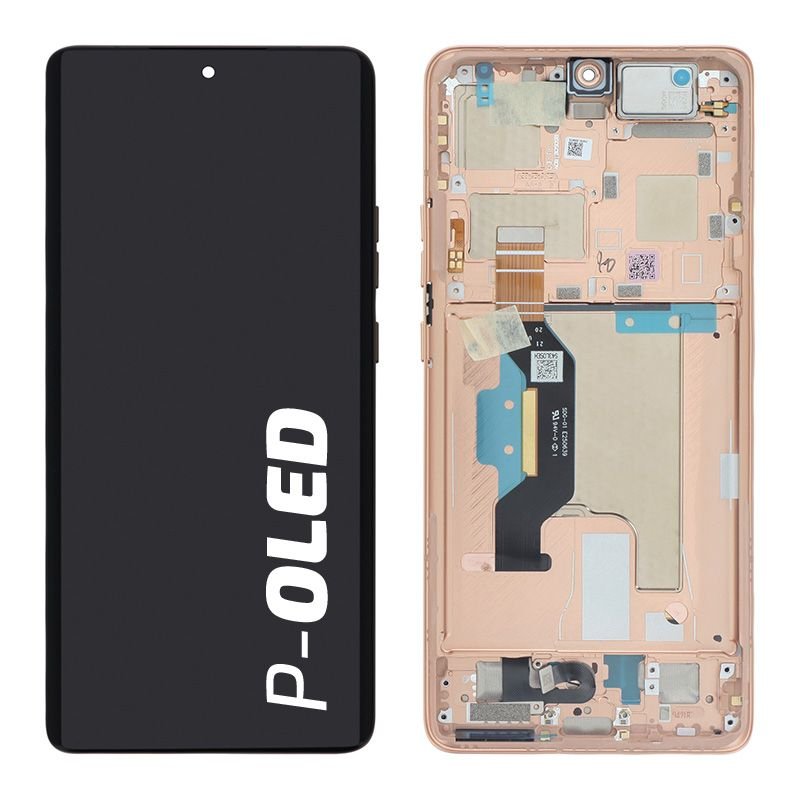 Bloc écran d'origine Motorola pour Edge 50 Ultra Pêche