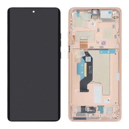 Bloc écran d'origine Motorola pour Edge 50 Ultra Pêche