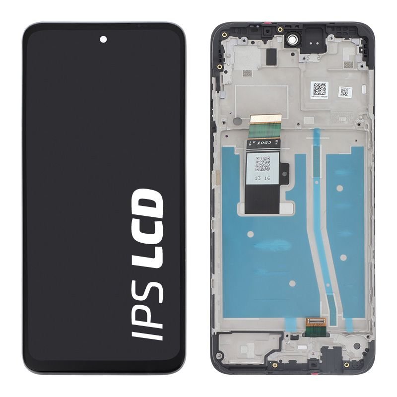 Bloc écran d'origine Motorola pour Moto G53 5G Noir