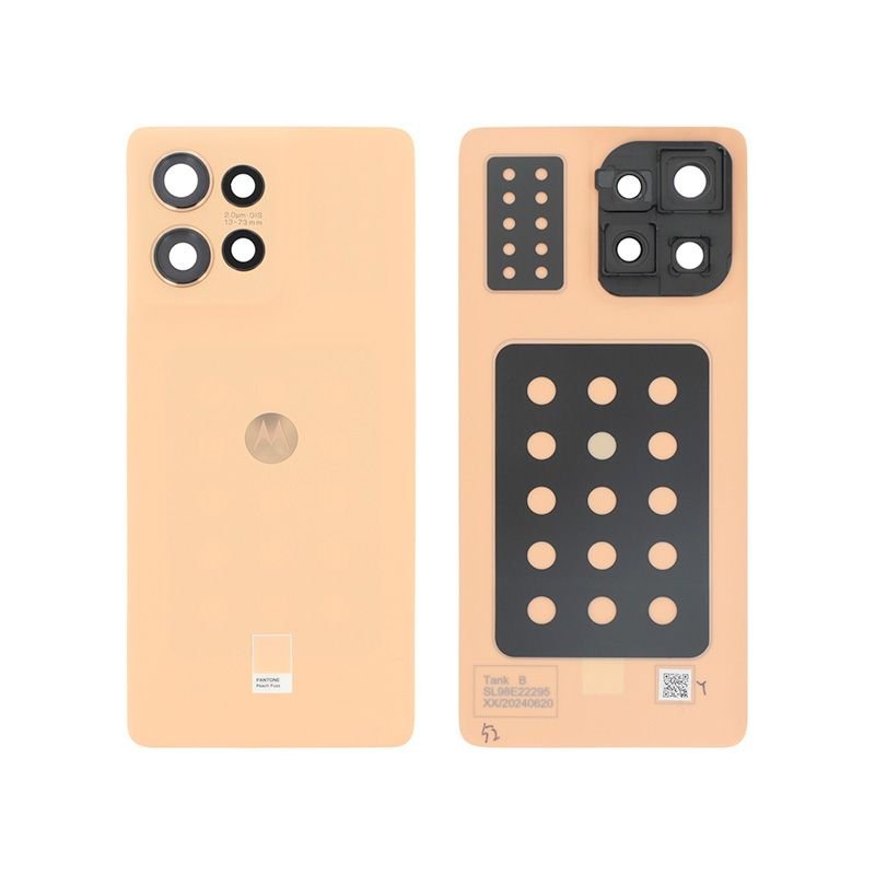 Vitre arrière d'origine Motorola pour Edge 50 Pêche