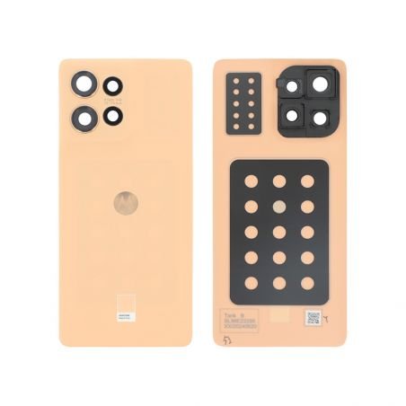 Vitre arrière d'origine Motorola pour Edge 50 Pêche