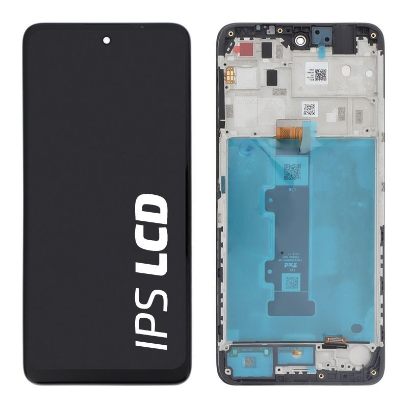 Bloc écran d'origine Motorola pour Moto E32s Noir