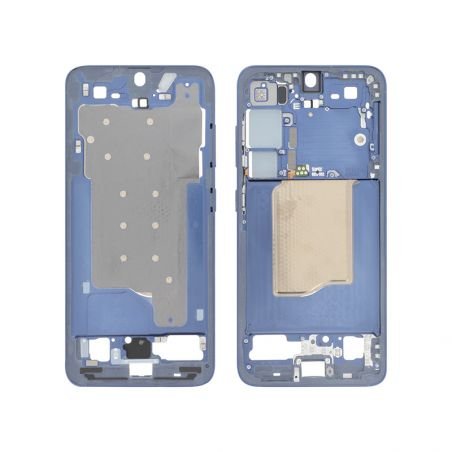 Châssis central d'origine Samsung pour Galaxy S25 Bleu nuit