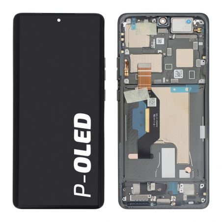 Bloc écran d'origine Motorola pour Edge 50 Ultra Gris