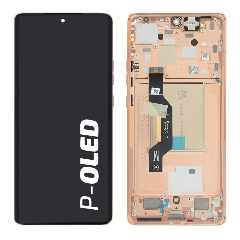 Bloc écran d'origine Motorola pour Edge 50 Pêche