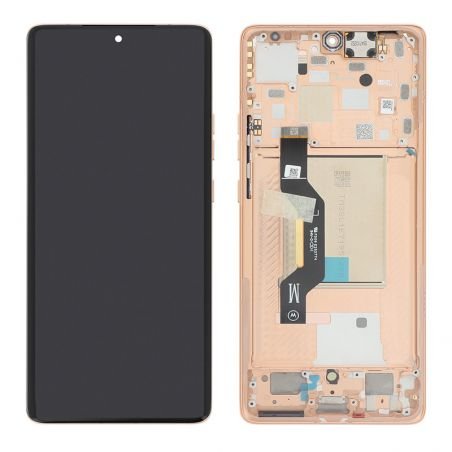 Bloc écran d'origine Motorola pour Edge 50 Pêche