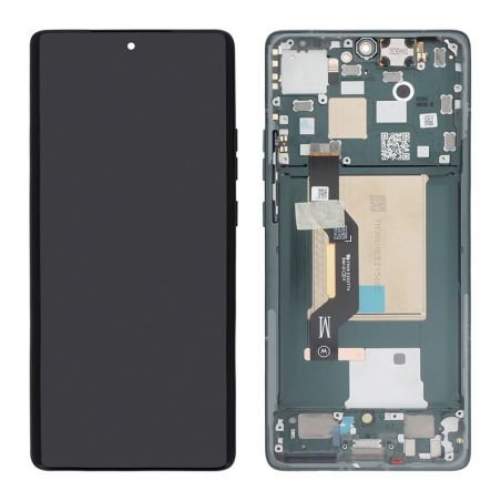 Bloc écran d'origine Motorola pour Edge 50 Vert Jungle
