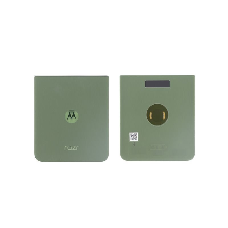 Vitre arrière d'origine Motorola pour Razr 50 Ultra Verte