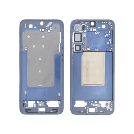 Châssis central d'origine Samsung pour Galaxy S25 + Bleu fonçé