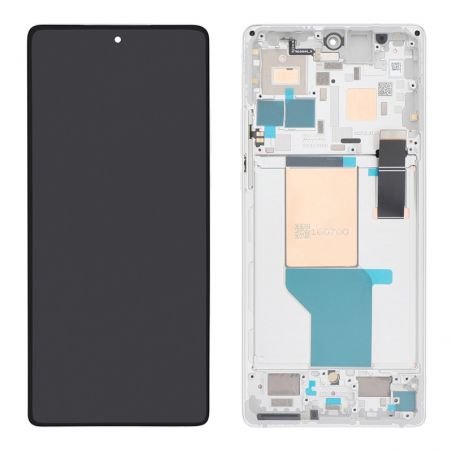 Bloc écran d'origine Motorola pour Edge 30 Ultra Blanc