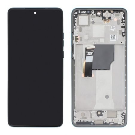 Bloc écran d'origine Motorola pour Edge 40 Neo Bleu